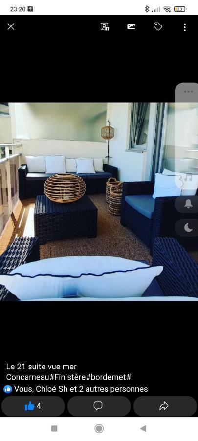 La Suite Appartement Pleine Vue Mer Concarneau Exterior foto